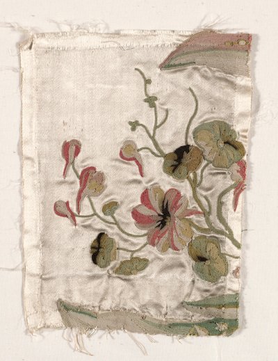 Coverlet Fragment、c。 1760-1770。 作： Philippe de Lasalle