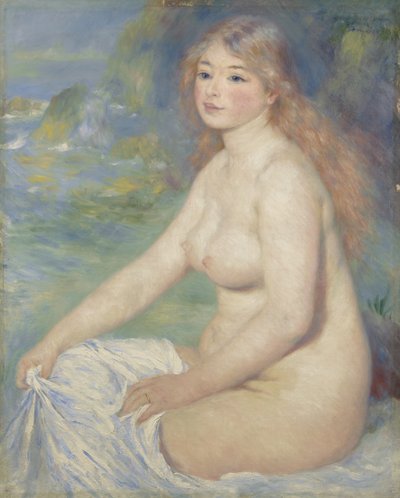 ブロンド・バザー、1881 作： Pierre Auguste Renoir