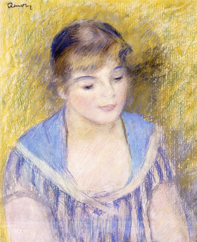 女性の胸像、 作： Pierre Auguste Renoir