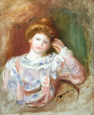 女性の胸像、1907年頃 作： Pierre Auguste Renoir