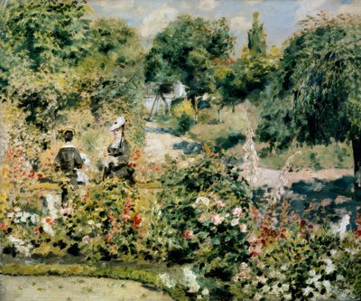 フォントネーの庭園 作： Pierre Auguste Renoir