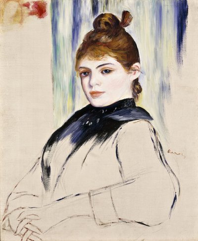 お団子の少女1882 作： Pierre Auguste Renoir