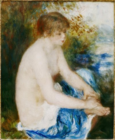 リトルブルーヌード 作： Pierre Auguste Renoir