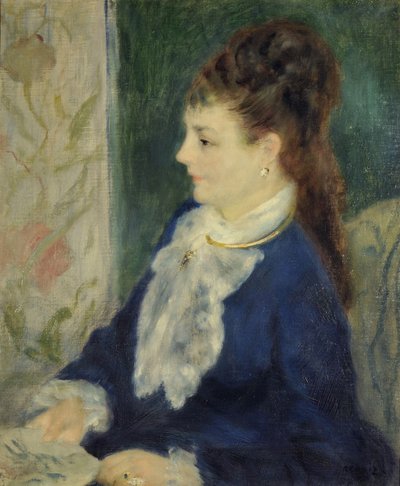 マダムXの肖像、1875年 作： Pierre Auguste Renoir