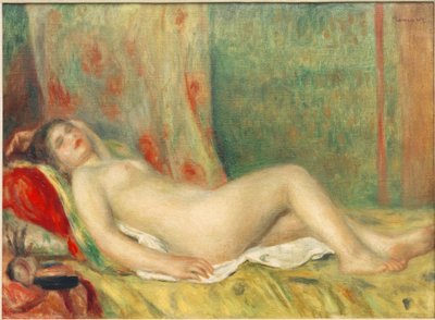 休眠行為 作： Pierre Auguste Renoir