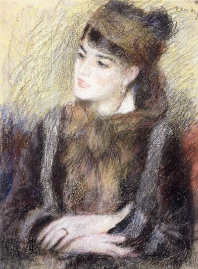 女性の研究、 作： Pierre Auguste Renoir