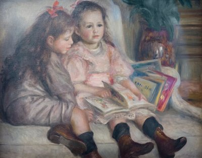 マルシャル・カイユボットの子供たち 作： Pierre Auguste Renoir