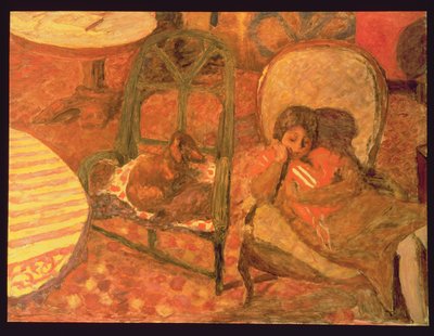 警戒、1921年 作： Pierre Bonnard