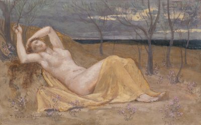 タマリス、1886-87年頃 作： Pierre Puvis de Chavannes