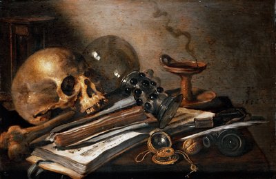 静物、バニティー 作： Pieter Claesz