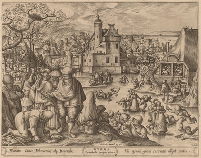 冬 作： Pieter van der Heyden after Hans Bol