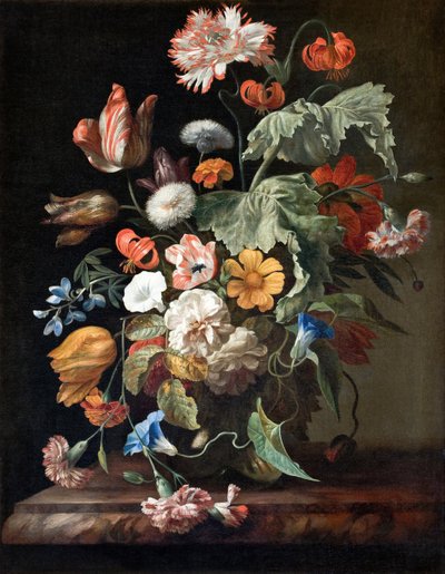 花のある静物 作： Rachel Ruysch