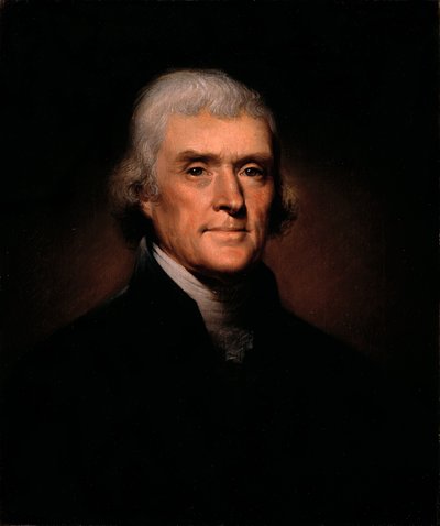 トーマス・ジェファーソン 作： Rembrandt Peale