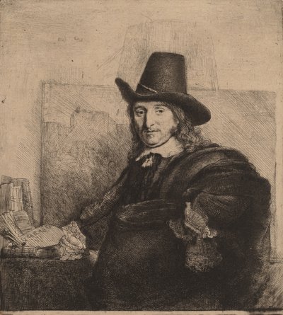 ヤン・アセリン、c。 1647年。 作： Rembrandt van Rijn