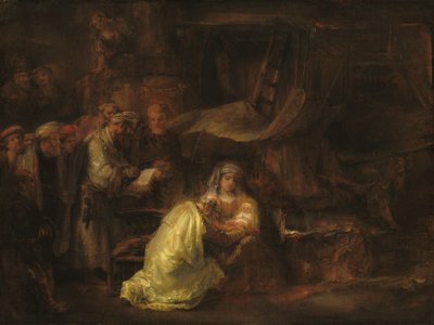 割礼、1661年。 作： Rembrandt van Rijn