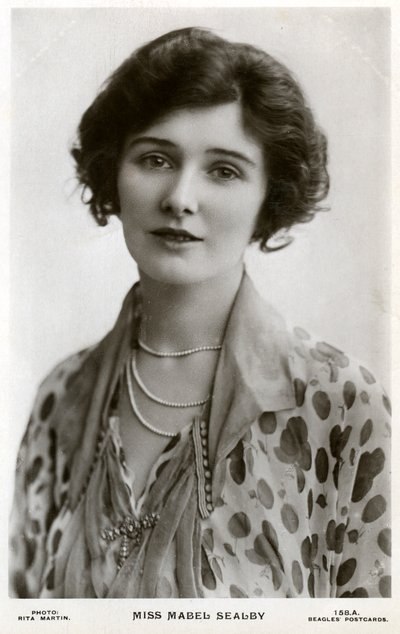 メイベルシールビー、イギリスの女優、c1900s-c1910s。 作： Rita Martin