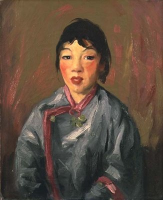 グレース、中国の女の子 作： Robert Cozad Henri