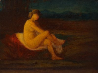 A Bather、1800年代。 作： Robert Loftin Newman