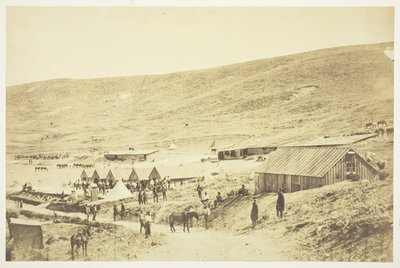 第四光竜騎兵陣営 作： Roger Fenton