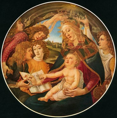 マグニフィカの聖母、1481年、1937年。 作： Sandro Botticelli