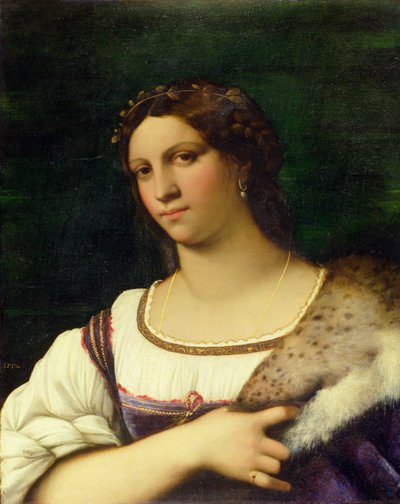 女性の肖像、1512年 作： Sebastiano del Piombo