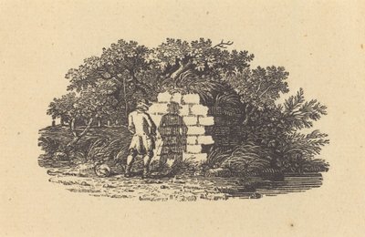 男の放尿 作： Thomas Bewick