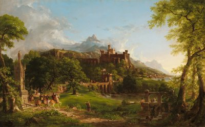 出発、1837年。 作： Thomas Cole