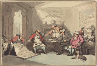 民兵会議 作： Thomas Rowlandson