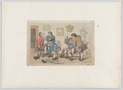 Legerdemain、1799年、1799年。 作： Thomas Rowlandson