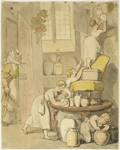 保護区を盗む 作： Thomas Rowlandson