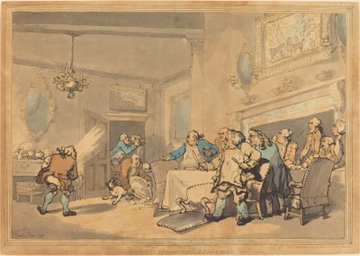 がっかりしたエピキュア 作： Thomas Rowlandson