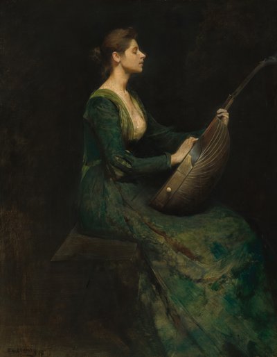 次のアーティストによるアート作品： Thomas Wilmer Dewing