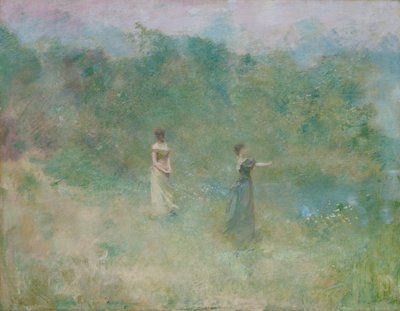 次のアーティストによるアート作品： Thomas Wilmer Dewing