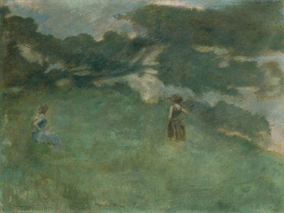 次のアーティストによるアート作品： Thomas Wilmer Dewing