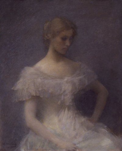 次のアーティストによるアート作品： Thomas Wilmer Dewing