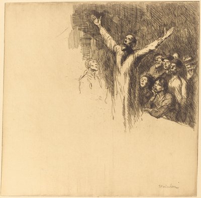 預言者 作： Théophile Alexandre Steinlen