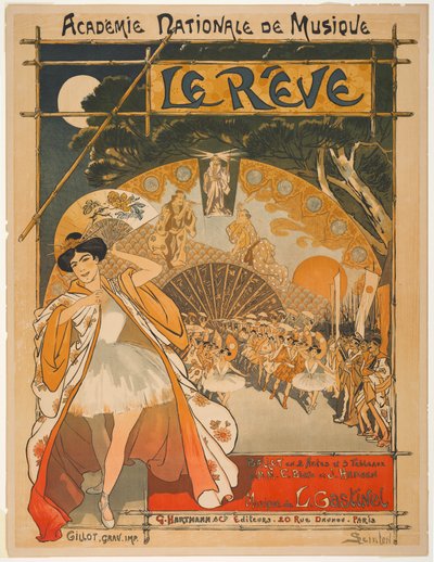 夢 作： Théophile Alexandre Steinlen