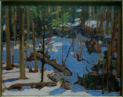 森の冬 作： Tom Thomson