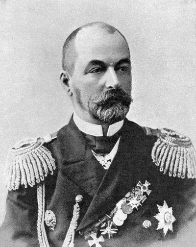 ロシア連邦司令官、日露戦争、1904-5年、ロジェストヴェンスキー提督 作： Unbekannt