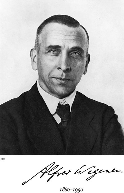 Alfred Lothar Wegener、ドイツの地球物理学者、気象学者 作： Unbekannt