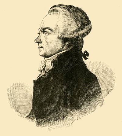 Maximilien Robespierre、c1780、1890。 作： Unbekannt