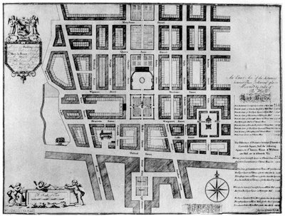 ロードハーレイズエステートの計画、ロンドン、1907 作： Unbekannt