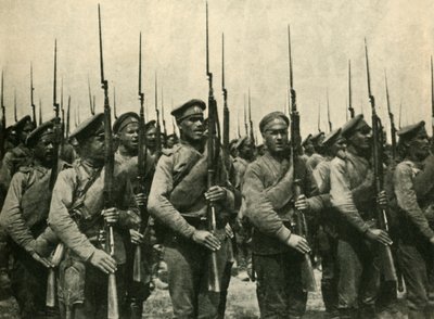 ロシアの兵士、第一次世界大戦、1914、c1920。 作： Unbekannt