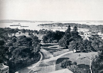 シドニー港と植物園、c1900。 作： Unbekannt