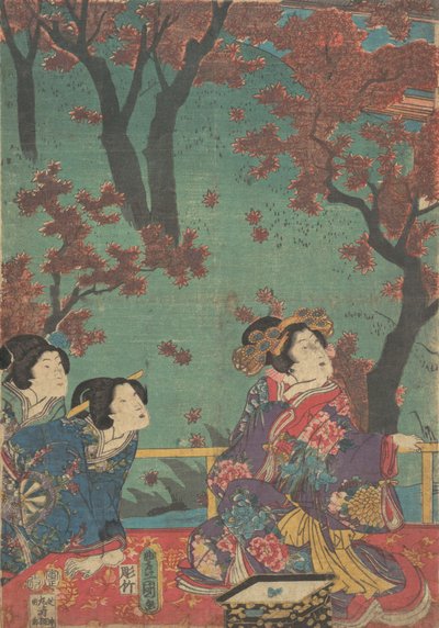 印刷します。 作： Utagawa Kunisada