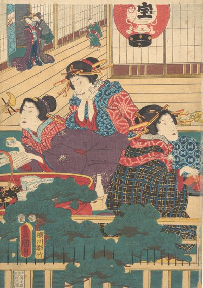 印刷します。 作： Utagawa Kunisada