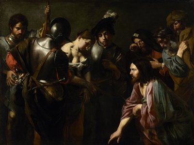 キリストと姦淫の女 作： Valentin de Boulogne