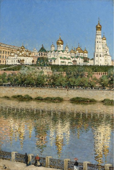 モスクワのクレムリンの眺め 作： Vasili Vasilievich Vereshchagin