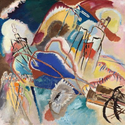 即興曲第30番「大砲」1913年 作： Wassily Kandinsky