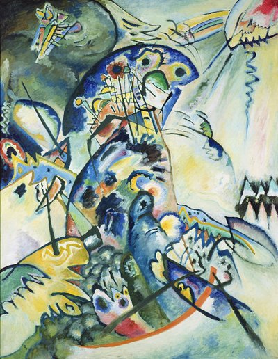 ブルーコーム、1917 作： Wassily Kandinsky